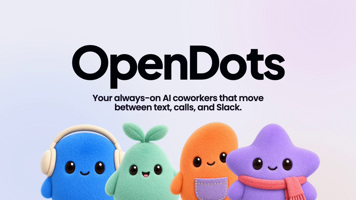 OpenDots의 상시 AI 어시스턴트 데모